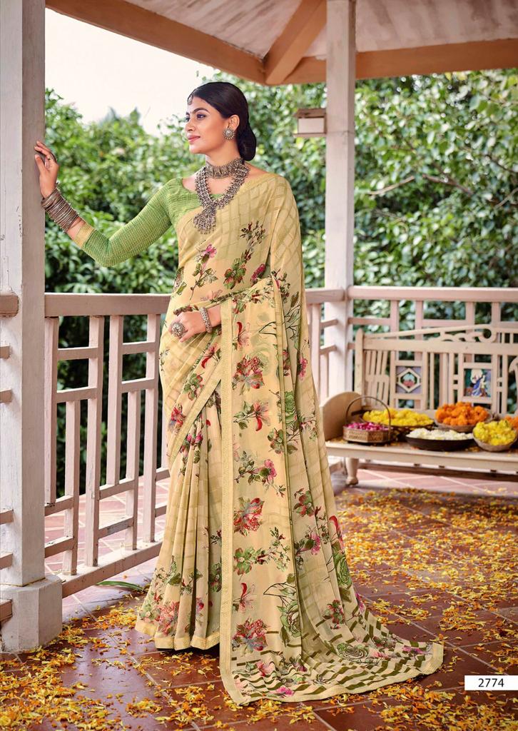 Kashvi Maushami Georgette Wholesale Saree Collection 